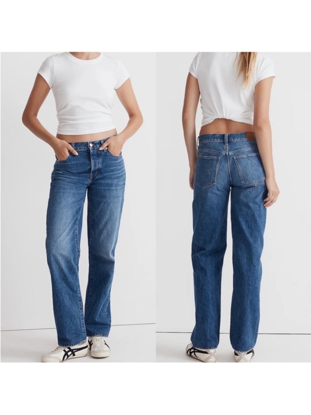 Madewell Petite Low-Slung Straight Jeans Women’s Size 27P